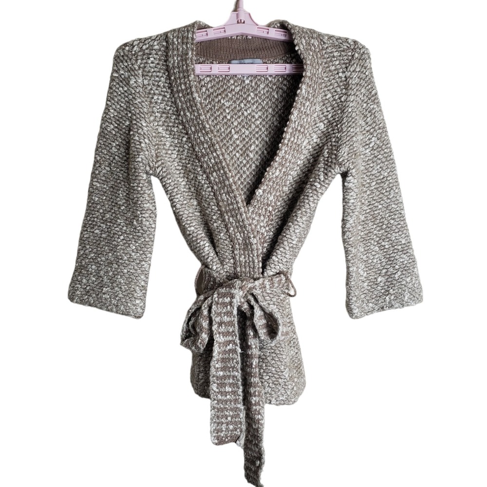 Classiques Atelier Wool Mohair Blend Cardigan Size Medium P MP Knit Wrap Sweater